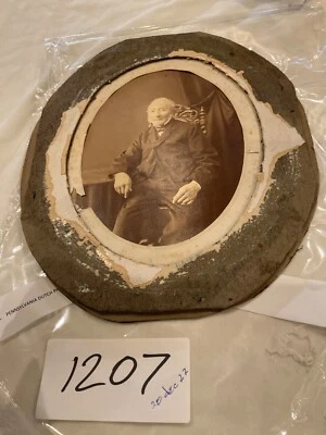 1207 PENNSYLVANIA DUTCH PHOTO VON REYNDERS 1798 1875 PAINTER?  SEE BACK - Image 1 of 4