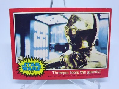 1977 Red TOPPS STAR WARS #110 C-3PO NM Near Mint JP - Image 1 of 2