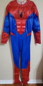 MARVEL Spider-Man Muscle Chest 2 Piece Costume Jazwares Adult Size XL - Picture 1 of 21