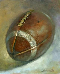 Poster - FOOTBALL Painting by Hall Groat II, - Picture 1 of 14