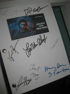Escape from New York signiertes Filmdrehbuch X8 John Carpenter Kurt Russell Cleef RPT - Bild 1 von 1
