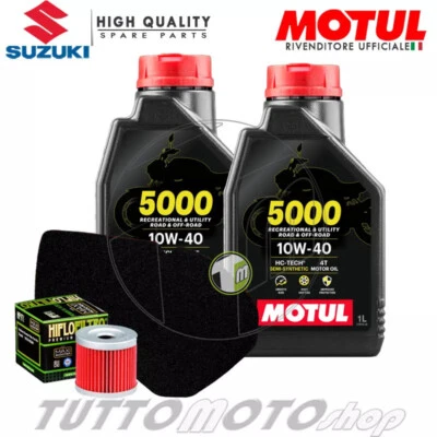 MOTUL - HIFLO KIT TAGLIANDO SUZUKI BURGMAN 150 2002 2003 2004 2005 2006 OLIO FILTRI ARIA OLIO