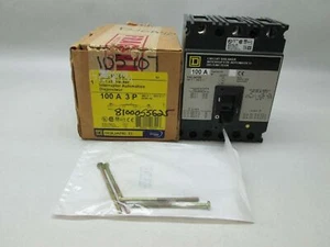 Leitungsschutzschalter Vierkant D Kat # FAL34100 100 Ampere 3-polig von Square D - Bild 1 von 8