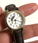 Vintage rzadki zegarek damski Moon Stars Milan MILN782 056-PC23A-126 skórzany pasek