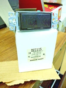 ARROW HART DEC115 DECORATOR SWITCH 15A 277V SINGLE SIDE WIRE BROWN (QTY 10) - Picture 1 of 4