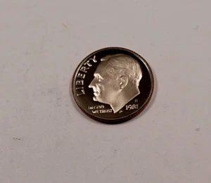 Moneda de diez centavos Roosevelt 1981-S TY2 * DCÁMA a prueba de gemas * Tipo 2 * XXD591 - Imagen 1 de 4