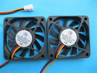 1 pcs Brushless DC Cooling Fan 24V 6010S 11 Blade 60x60x10mm 3pin Sleeve-bearing - Image 1 of 3