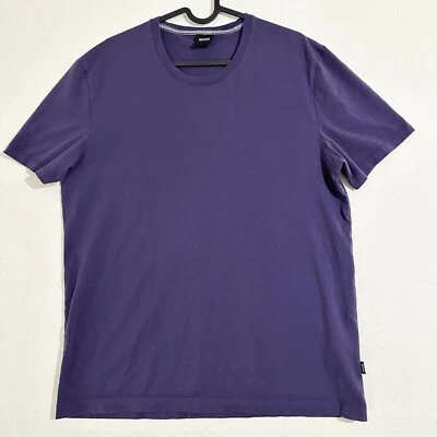 Мужская фиолетовая футболка Boss Hugo Boss размер большой короткий рукав (подходит как средний) - Изображение 1 из 4
