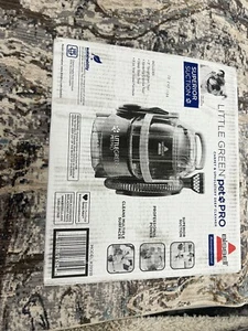 NEW BISSELL Little Green Pet Pro Portable Carpet & Upholstery Cleaner 2891R - Picture 1 of 4
