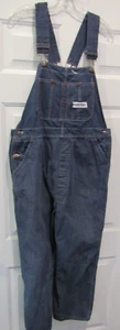 VINTAGE MONTGOMERY WARD POWER HOUSE DENIM OVERALLS SANFORIZED 34 x 30 - Picture 1 of 12