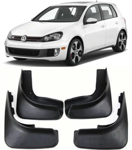 Genuine Full Set Splash Guards Mud Flaps FOR VW 2009-2012 Golf MK6 GTi Hatchback - Picture 1 of 8