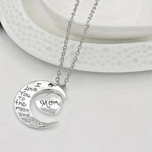Everyday Is Mother's Day With This "I Love You To The Moon and Back" Pendant - Picture 1 of 1