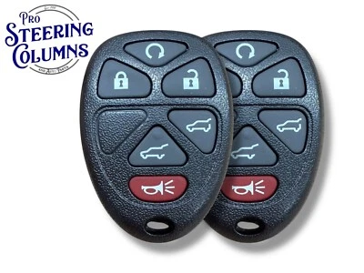 Se adapta a 07-14 Escalade Tahoe Suburban Control Remoto Llavero Nuevo 6 Btn OUC60270 (Paquete de 2) Foto 1 de 3