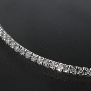 DAMIANI Luce Diamond Bracelet 19cm K18WG Newly Polished 7.5g Bangle 6063A - Picture 1 of 6