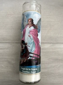 Guardian Angel Candle, Angel de la Guarda, with Prayer on Back 2" x 8" 7 Day - Picture 1 of 2