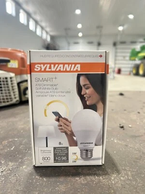 4 Pack SYLVANIA Smart Bulb+ Zigbee Dimmable Soft White A19 9W 800 Lumen 2700K - Image 1 of 4