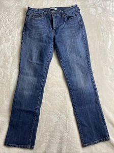 Jeans Levis 505 gamba dritta lavaggio medio regular fit taglia 10M donna - Foto 1 di 9