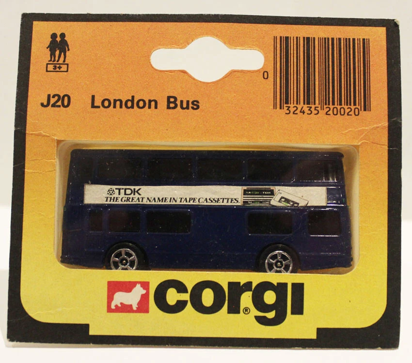 Corgi Juniors  TDK blue double decker London Bus. 1984 - Image 1 of 1