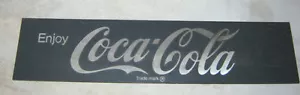GREAT COCA COLA PLASTIC ADVERTISING SODA SIGN ART PANEL DINER RESTAURANT HOME  - Picture 1 of 4