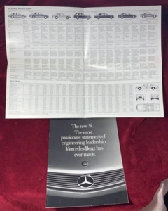 1990 Mercedes-Benz All New R129 SL-Class 12page Car Sales Brochure Intro Dealer - Bild 1 von 7