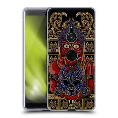 HEAD CASE DESIGNS JAPANESE DEVIL FACE SOFT GEL CASE FOR SONY PHONES 1 - Image 1 of 4