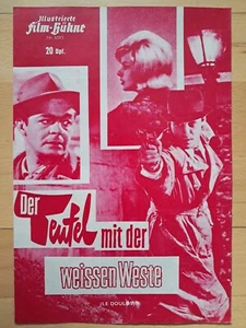 IFB Nr.6593 Die Teufel mit der weissen Weste - Faltblatt Filmprogramm 1962 TOP - Picture 1 of 3