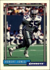 1992 Topps Football Card #758 Robert Jones RC