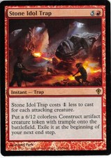 Stone Idol Trap *FOIL Rare* Magic MtG x1 Worldwake SP