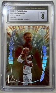 2021-22 Panini Illusions Operation Detonation Emerald RJ Barrett #35 CSG 8 - Picture 1 of 2