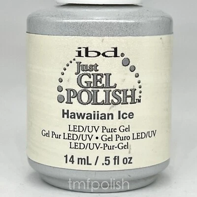 Nuevo esmalte de uñas en gel IBD Just - Hawaiian Ice - tamaño completo Foto 1 de 3