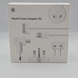 Apple World Travel Adapter Kit MB974ZM/B *New* For Vacation w/ iPad iPhone iPod - Picture 1 of 6