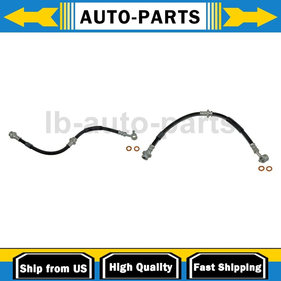 Juego de 2x manguera de freno delantera primera parada para INFINITI G20 1995-2002 Foto 1 de 4