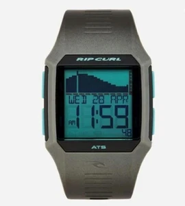 Rip Curl RIFLES DIGITAL TIDE WATCH Mens Surf Watch New - A1176 Grey Rrp $269.99 - Picture 1 of 4