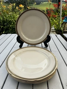 Bristol Pottery Pountney & Co Grecian Dinner Plates Set Of 5 - Picture 1 of 8