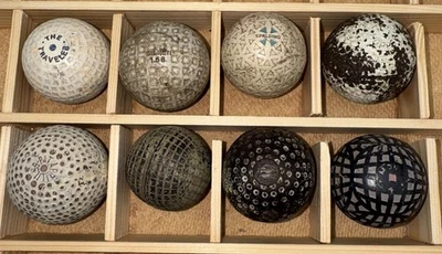 Pelotas de golf antiguas mono The Hopper The Traveller Jack Rabbit malla zarza X8 Foto 1 de 4