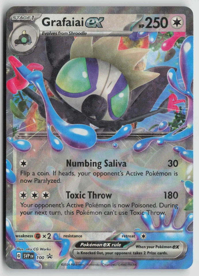 Grafaiai ex Promo SV: Scarlet & Violet Promo Cards 100 NM - Image 1 of 2