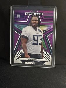 2024 Rookies & Stars T'vondre Sweat Purple Holo /299 Rookie Card RC Titans - Picture 1 of 2