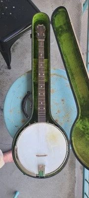 1923 Bacon Peerless Plectrum Banjo Maple With Original Case RARE! - Image 1 of 4