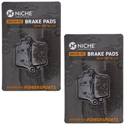 NICHE Brake Pad Set for Husaberg Husqvarna FE350 TC250 Rear Semi-Metallic 2 Pack - Image 1 of 4