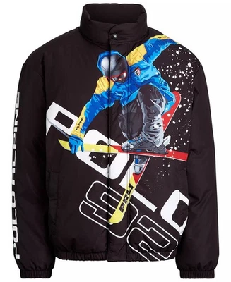 POLO Ralph Lauren Suicide Skier Downhill Alpine Stadium Down Coat 92 HI TECH XXL - Image 1 of 4