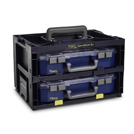 Raaco Carrymore 80 complete with 2 Carrylite 80 4x8 cases - Image 1 of 1