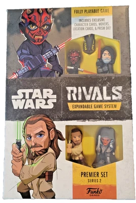 Funko Star Wars Rivals Series 2 Premier Set Maul, Baylon, Qui-Gon Jinn, Ahsoka  - Imagem 1 de 4