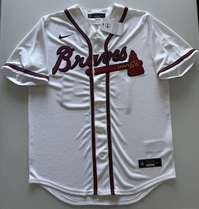NEW Authentic Medium Men’s MLB Nike Replica Matt Olson Atlanta Braves Jersey - Picture 1 of 19