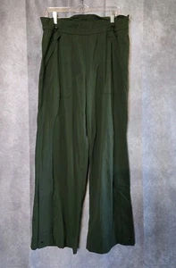Athleta Trekkie High Rise Parachute Pants SIZE LARGE Aspen Olive Green   - Bild 1 von 12