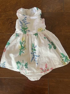 Carter Marke, Baby Kleid ärmellos mit Futter und Unterhose Größe 12 Monate - Bild 1 von 3