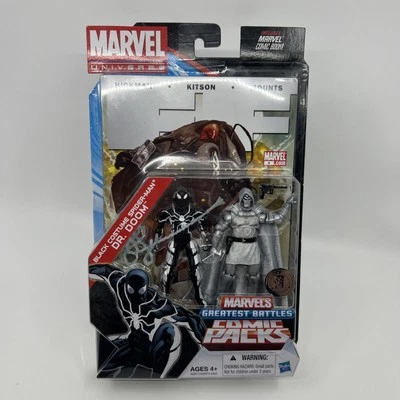 Marvel Universe Comic Packs Future Foundation Spider-Man Dr. Doom Figure TRU S11 - Image 1 of 4