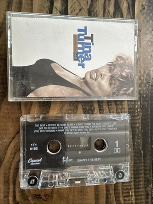 Tina Turner Simply The Best Cassette Tape Pop R&B What's Love Got To Do With It - Image 1 of 4