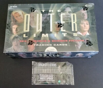 Outer Limits Sex Cyborgs & Science Fiction Trading Card Box +costume card Spiner - Image 1 of 4