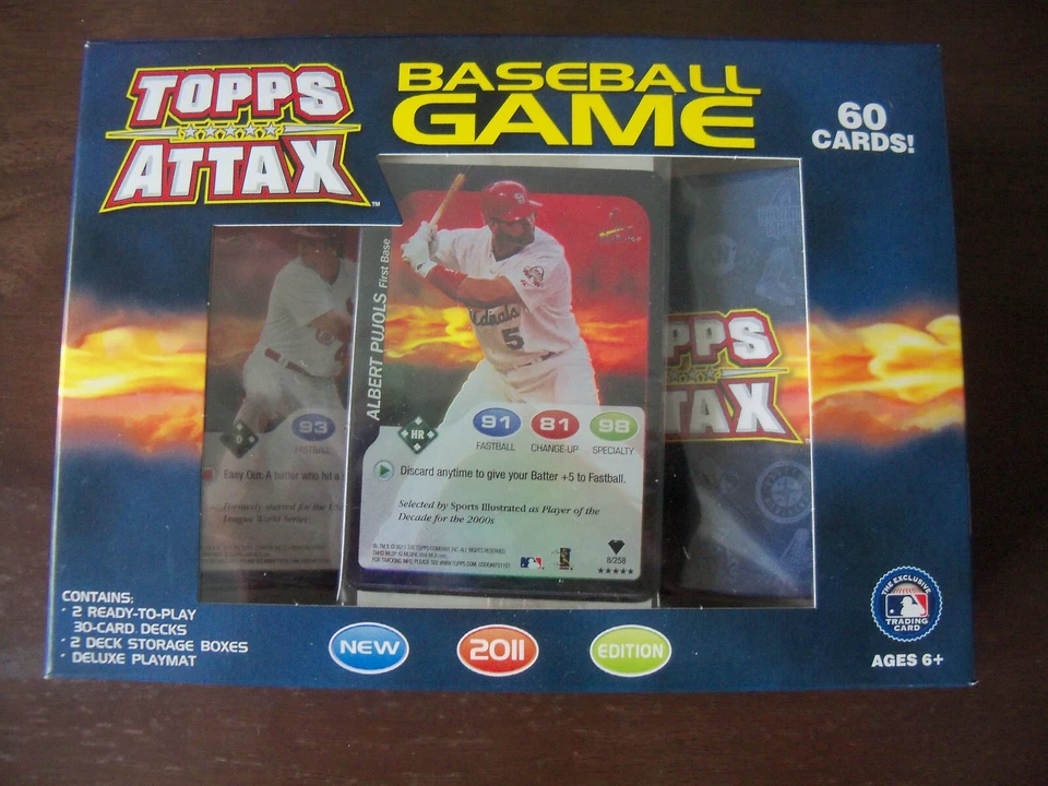 2011 TOPPS ATTAX MLB FACTORY SEALED 2 PLAYER STARTER DECK 60 CARDS - Image 1 of 1
