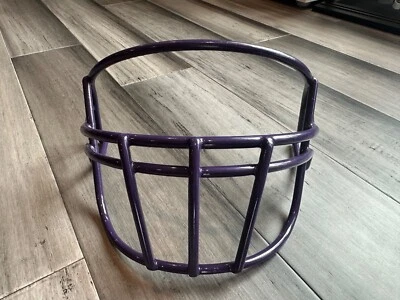 Riddel VSR4 facemark painted purple to match the Vikings helmet.  - Image 1 of 4